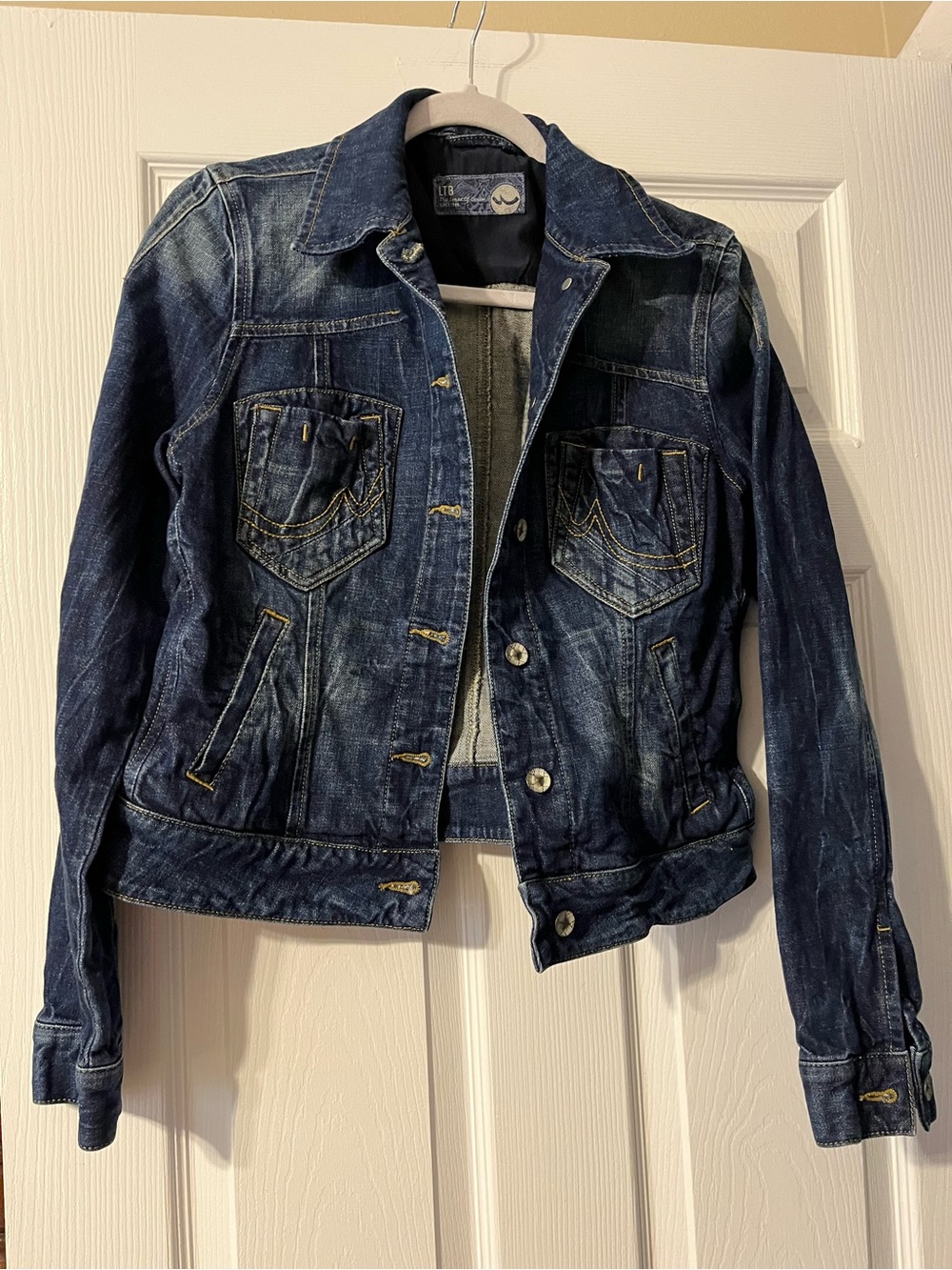 Dark Blue Denim Jacket - Women’s Jean Jacket